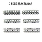 10 Pcs lot, Spacer bar jewelry making findings silver oxidized tone