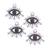 10 Pcs Eye Charms Evil eye protector for jewelry making in size about 20x22mm