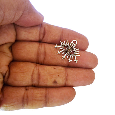 10 Pcs Eye Charms Evil eye protector for jewelry making in size about 20x22mm