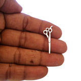 10 Pcs Scissor charms for jewelry making in size about 30x10mm