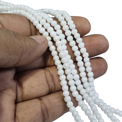 6 Line (each 16 inches) approx 660 beads Imported from Czech Rep. best quality of round glass beads