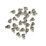 20 PCS PACK, 6x10 MM SIZE, SILVER PLATED, HIGH QUALITY OF PENDANT BAIL FINDING RAW JEWELRY MAKING MATERIALS