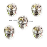 10 Pcs Face Mask beads charms for jewelry making in size about 16x14mm