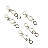 10 Pcs Pkg. Toggle S Hook Clasps Jewelry making findings