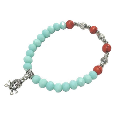 BUY COMBO OR INDIVIDUAL SHADE OF Red and Aqua FASHION BRACELETS, EASY TO FIT IN HAND