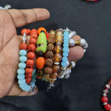 Madeinindiabeads- Exclusive Offer Just Rs. 295.00. Grab Bag Of Beaded Bracelets, Worth Value Rs. 600~1200!  | Pkg 1 (10Pcs) FREE 1 Meter Elastic cords 0.8mm !