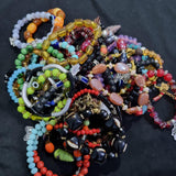 Madeinindiabeads- Exclusive Offer Just Rs. 295.00. Grab Bag Of Beaded Bracelets, Worth Value Rs. 600~1200!  | Pkg 1 (10Pcs) FREE 1 Meter Elastic cords 0.8mm !