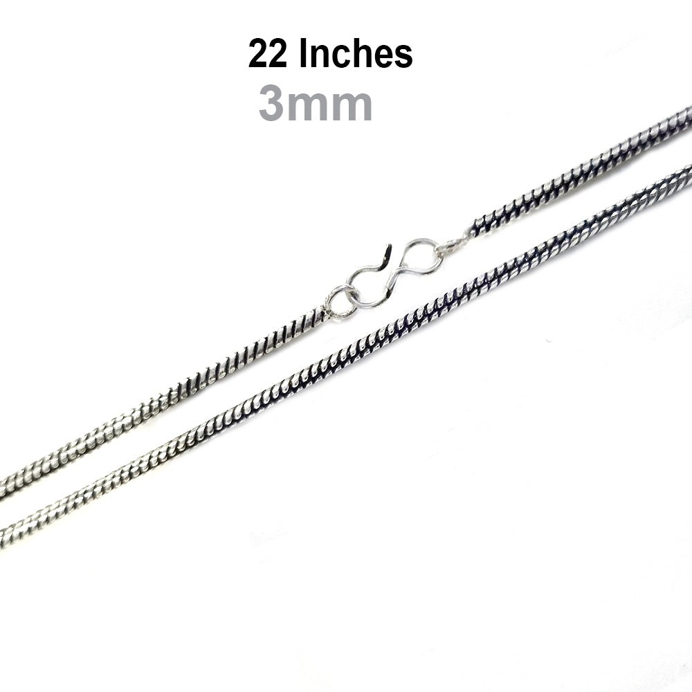 22 inch online snake chain