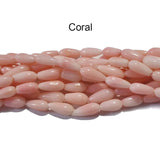 Coral Drop Beads Sold Per line approx 40~42 beads, size about  5x9mm