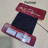10 Meters, 1.5mm Size, Round  Black Elastic threads for Mala and Bracelets Making
