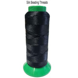 Black 100 Meter Cone Spool Silk beading threads in size about 0.6mm best quality