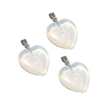 Heart Charms Pendants small size, 100% Authentic Gemstone Pendants Sold Per Piece.