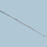 1 Meter Pkg. thin chain anti-tarnish silver plated jewelry making loose chain.