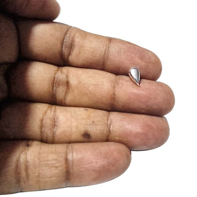 5 pairs Drop shape, Earring Tops Jewelry making, Post Earring Studs, Ear Pin with Loop for Jewelry Dangle Earring Making