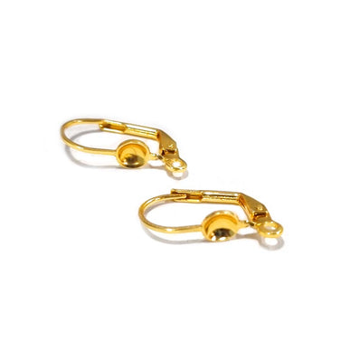 10 PAIR PACK' GOLD OXIDIZED HANDMADE DESIGNER FANCY EAR HOOKS – Madeinindia  Beads