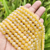 Yellow, 8mm Frosted Matt Austrian Crystal Beads High Quality Glass Loose/string Beads Handmade DIY Jewelry Making For Bracelet