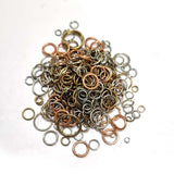 100 Grams Antique Jump Ring Size 4mm to 12mm mixed