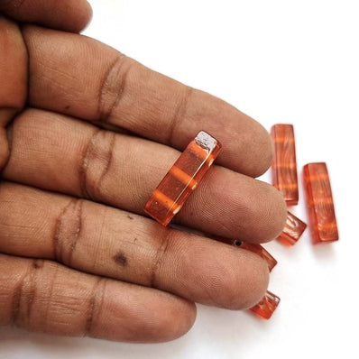 25 Pcs Glass Beads Spacer 3 Hole for bracelets making beads