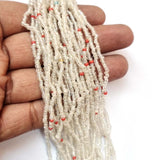 10 Lines/string White Glass Sugar Seed Beads for Jewelry making