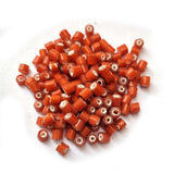 100 Grams Pkg. Sale Economy quality glass beads red color