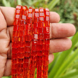 1 String/Line Crystal Fire Polished Glass Beads