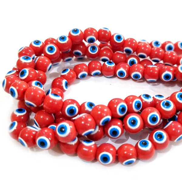 Protected Evil Eye Necklace: Red – Darling Red