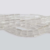 Per Line Crystal Clear Glass Cube Beads Sold Per line about 45~46 beads in size about 9mm