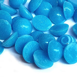 50 Pcs 12mm size turquoise color glass stone round, without hole glass stone for art and crafts project
