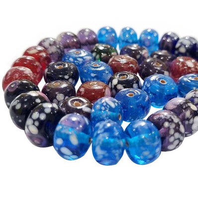 Glass Cube Beads, Turquoise Blue Glass Beads, Square Beads, Necklace Beads,  Glass Pendant Beads, Turkish Lampwork Beads, Handmade Glass Bead