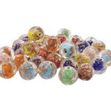 20 Pcs Pkg.  Mix color, about 12mm round handmade lampwork glass beads for jewelry making