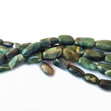 Oval Shape, Indian Tree AGATE Stone Beads Natural, Sold Per Line 14 inches long, Approx 20~22 Beads.