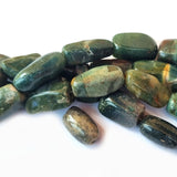 Oval Shape, Indian Tree AGATE Stone Beads Natural, Sold Per Line 14 inches long, Approx 20~22 Beads.