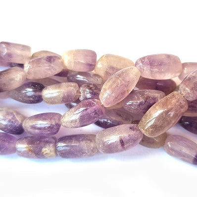 Indian Amethyst Beads Natural, Sold Per Line 14 inches long, Approx 24~25 Beads.