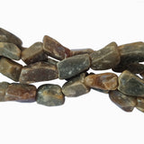 Raw Tree Agate Stone Beads Natural, Sold Per Line 14 inches long, Approx 17~18 Beads.