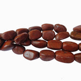 Red Jasper Stone Beads Natural, Sold Per Line 14 inches long, Approx 22 Beads.