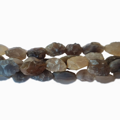 Raw Agate Botswana Agate Beads Natural, Sold Per Line 14 inches long, Approx 16 Beads.