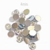 500 Pcs pack Round Acrylic stone for adornment Size 4mm mentioned on image