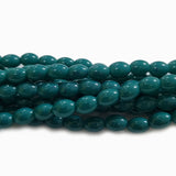 Sale Lot, 2 LINE/STRING (EACH LINE 16 INCHES LONG) GLASS BEADS DYED FOR JEWELRY MAKING