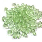 230+ Beads Green Color Drop small drop shape glass glass beads for jewelry making