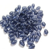 200+ Beads Montana Blue Color Drop small drop shape glass glass beads for jewelry making