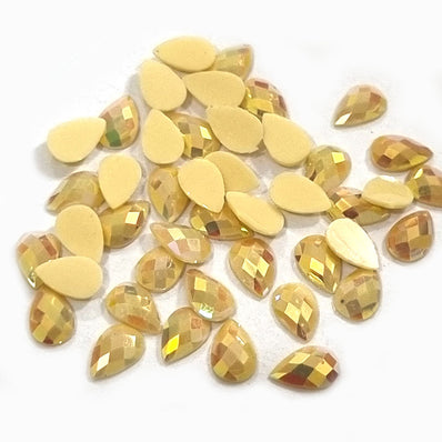 500 PCS PACK DROP ACRYLIC CRYSTAL RHINESTONES IMITAION GEMS FOR COSTUME MAKING, FLAT BACK USED IN JEWELLERY ,HOBBY WORK ,NAIL ART ,CRAFT WORK ETC IN SIZE ABOUT6x4 MILIMETER