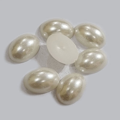 200 Pcs Pack Imitation Acrylic Pearl Cabochons Stone for making jewellery and Crafts work