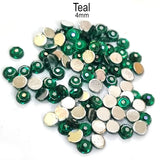 Green 4mm, 500 PCS PACK ROUND ACRYLIC STONE FOR ADORNMENT SIZE MENTIONED ON IMAGE