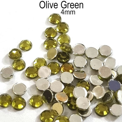 500 Pcs pack Round Acrylic stone for adornment Size mentioned on image