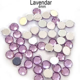 500 Pcs pack Round Acrylic stone for adornment Size mentioned on image