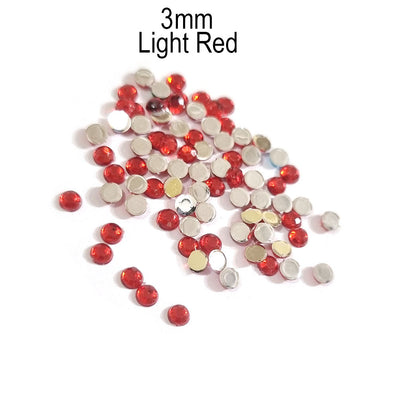 500 Pcs pack Round Acrylic stone for adornment Size mentioned on image