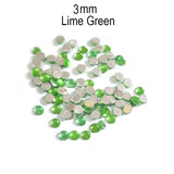 500 Pcs pack Round Acrylic stone for adornment Size mentioned on image