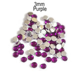 500 Pcs pack Round Acrylic stone for adornment Size mentioned on image