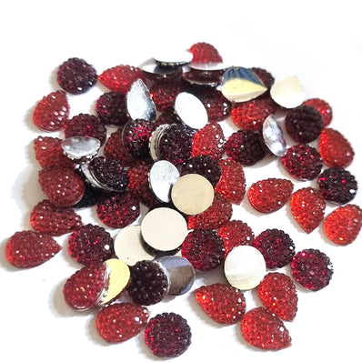 Crystal finish Rhinestones Mix Color Assorted Shape 8-8x10-10x14mm Size 720 Pieces Pack