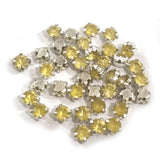 500 PCS Yellow COLOR Cup RHINESTONES IN 4MM SIZE